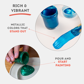 Culori Guașă, 12 culori/set, Duela, CU221, Daco